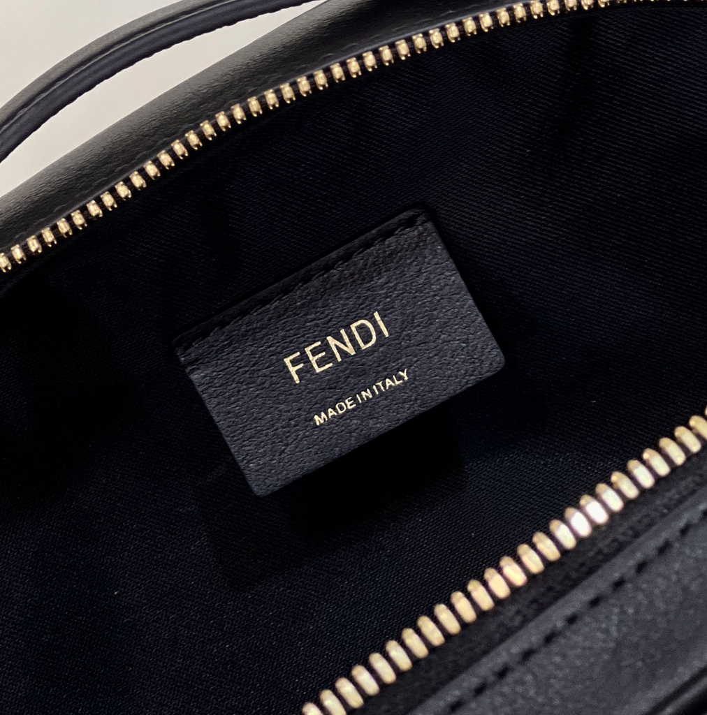 Fendi 8BS058 O’Lock Mini Camera Case Black leather mini bag - Default Title - View 6