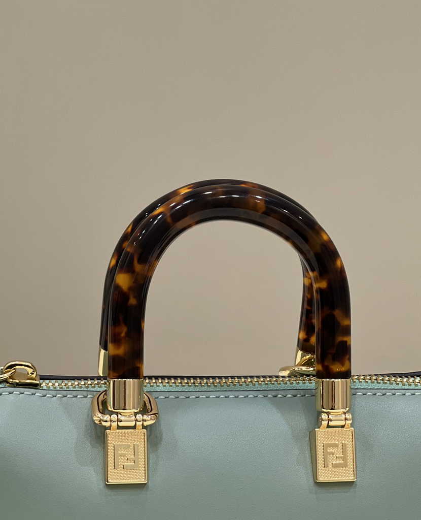 Fendi 8BS067 By The Way Mini Small Green leather Boston bag - Default Title - View 4