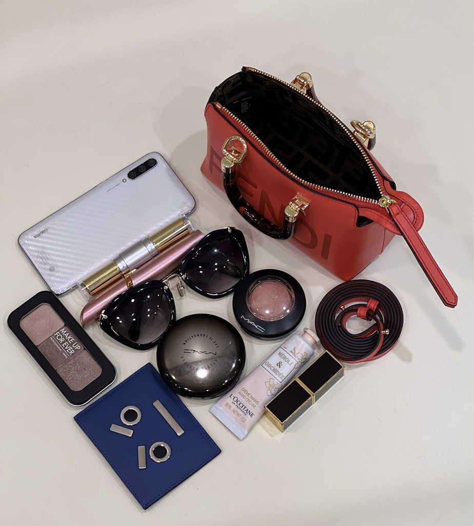 Fendi 8BS067 By The Way Mini Small Red leather Boston bag - Default Title - View 7