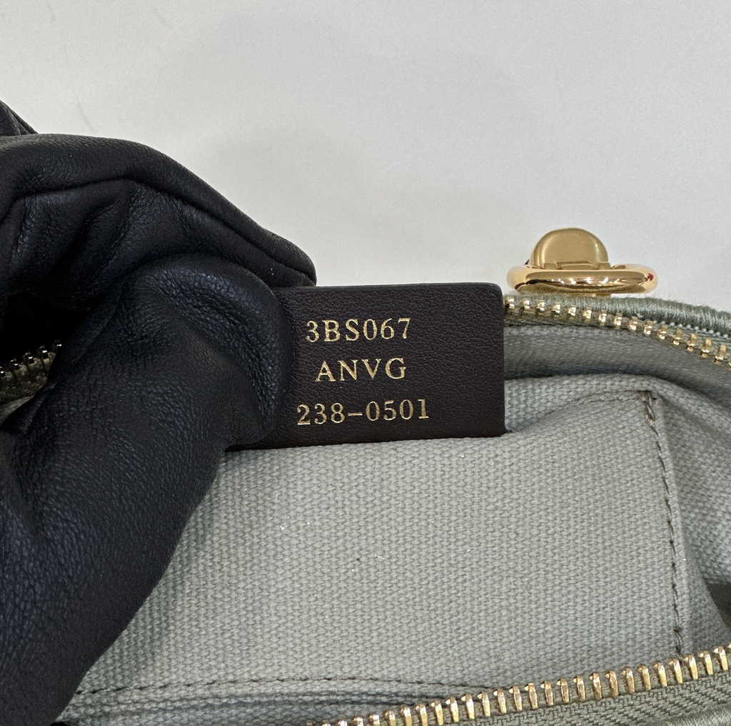 Fendi 8BS067 By The Way Mini Light green canvas small Boston bag with Roma - Default Title - View 7