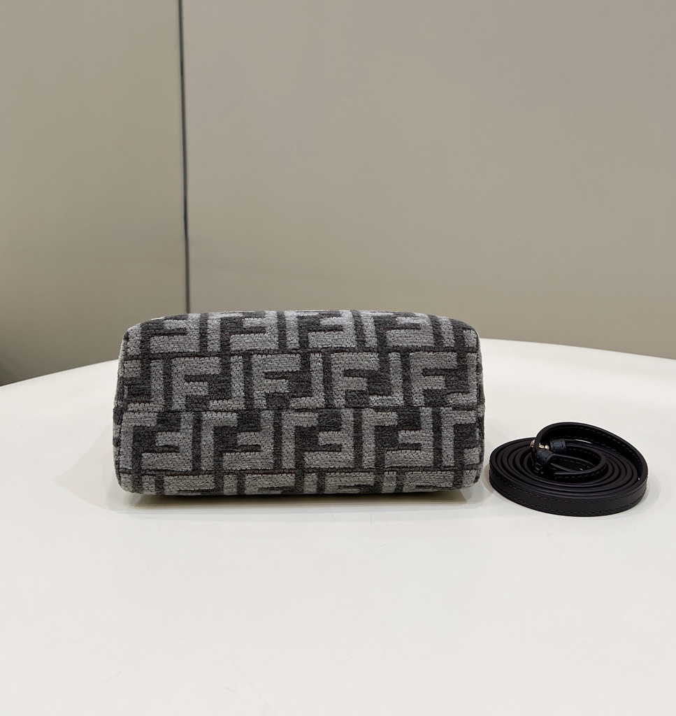Fendi 8BS067 By The Way Mini Small Black FF Boston bag - Default Title - View 3