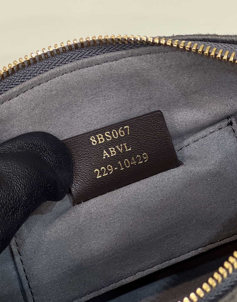Fendi 8BS067 By The Way Mini Small Black FF Boston bag - Default Title - View 7