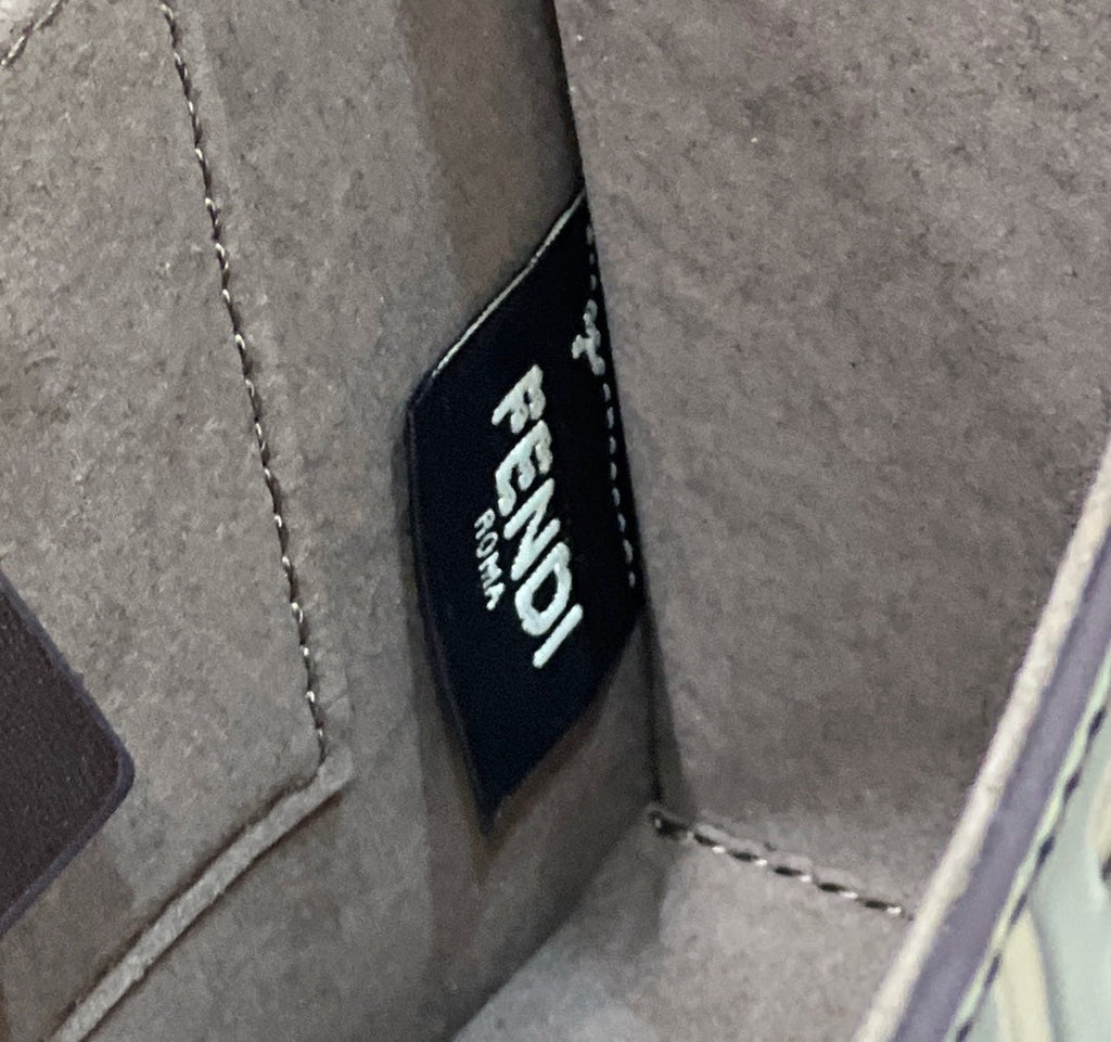 Fendi 8BT286 Kan I F Small Shoulder Brown leather mini-bag - Default Title - View 9