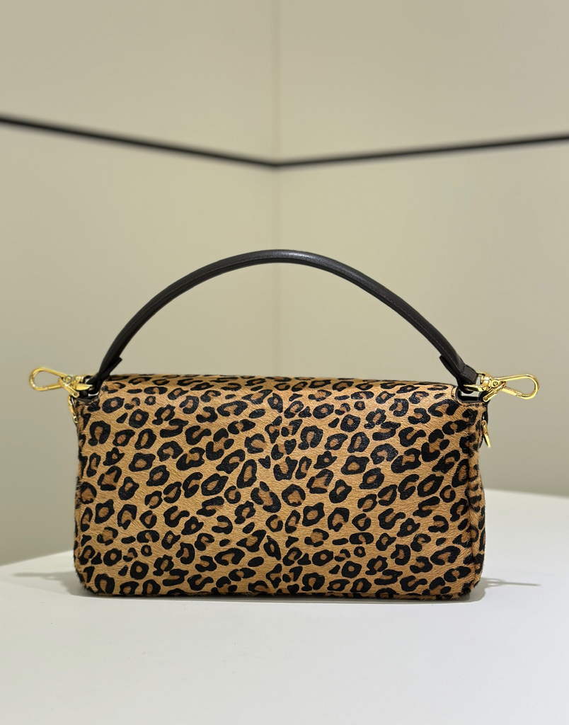 Fendi Baguette Printed Calfskin Leather Bag 8BR600 - Default Title - View 2