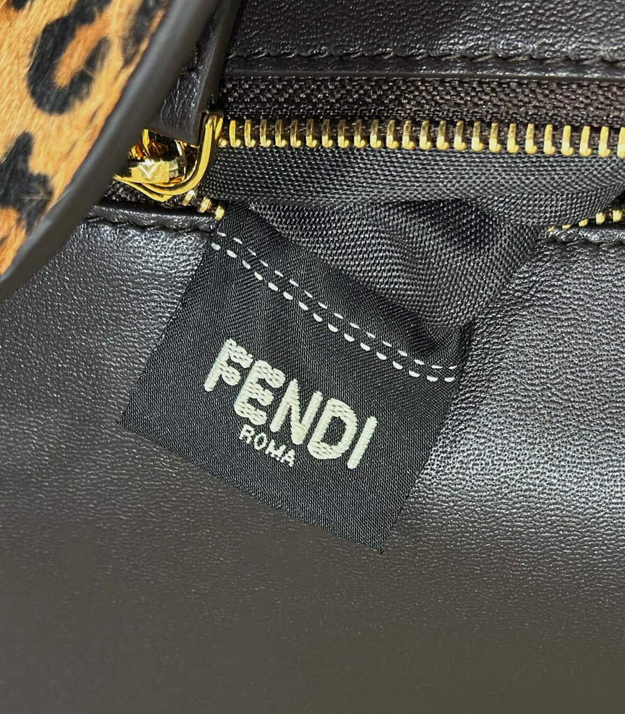 Fendi Baguette Printed Calfskin Leather Bag 8BR600 - Default Title - View 7