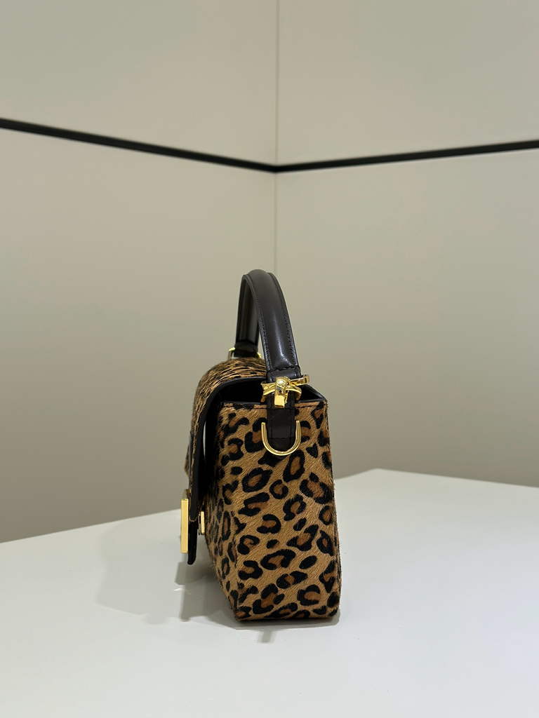 Fendi Baguette Printed Calfskin Leather Bag 8BR600 - Default Title - View 3