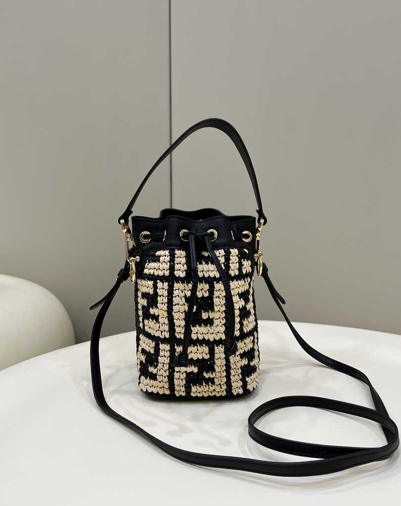 Fendi Bucket Bag Mon Tresor 8BS010 mini-bag Black - Default Title - View 1