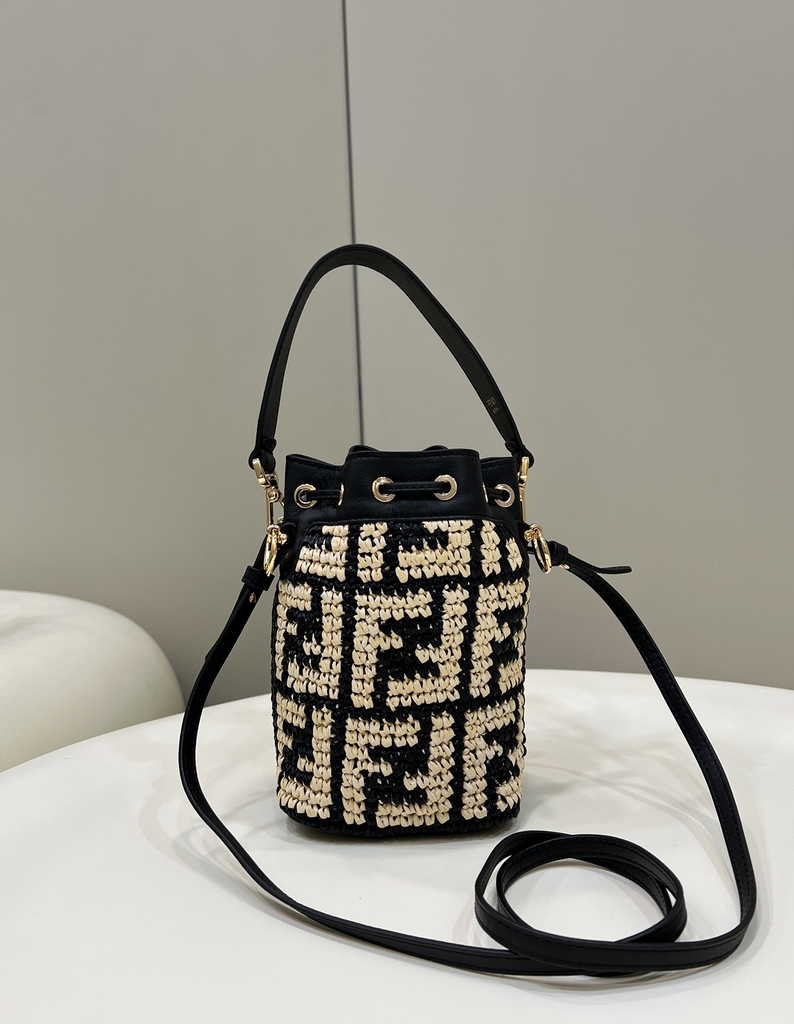 Fendi Bucket Bag Mon Tresor 8BS010 mini-bag Black - Default Title - View 2