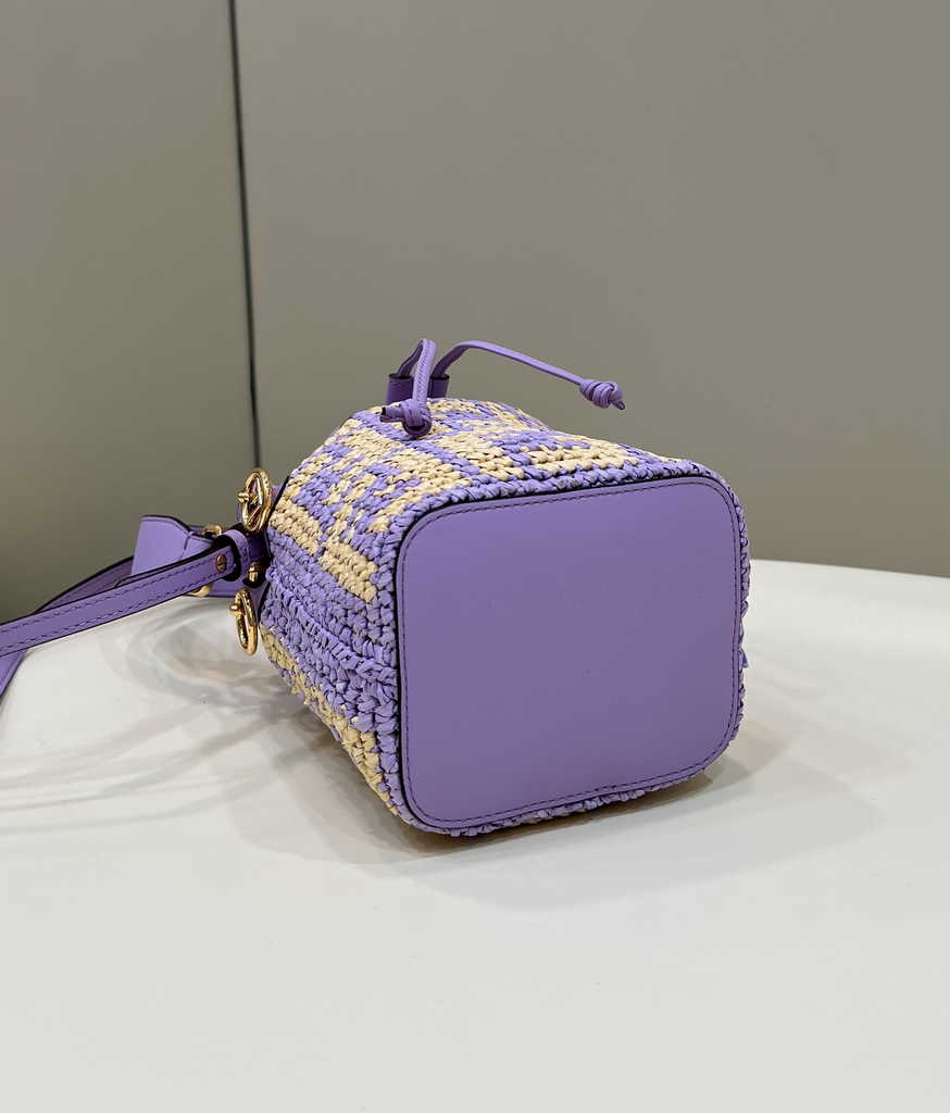 Fendi Bucket Bag Mon Tresor 8BS010 mini-bag Purple - Default Title - View 4