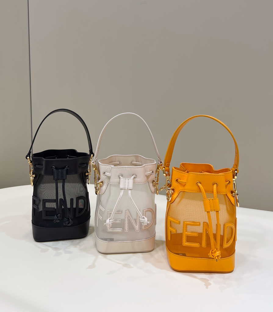 Feendi 8BS010 Bucket Bag Mon Tresor leather black - Default Title - View 1
