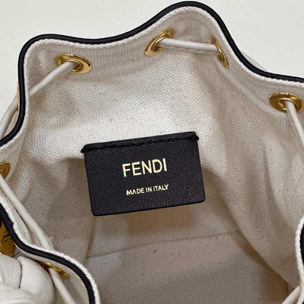 Fendi Bucket Bag Mon Tresor 8BS010 Beige FF - Default Title - View 7