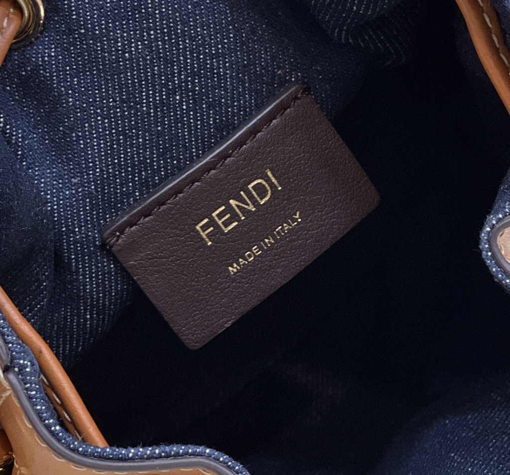 Fendi Bucket Bag Mon Tresor 8BS010 Brown FF - Default Title - View 7