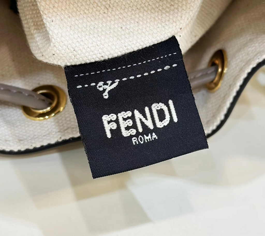 Fendi Bucket Bag Mon Tresor 8BS010 Gray Leather - Default Title - View 8