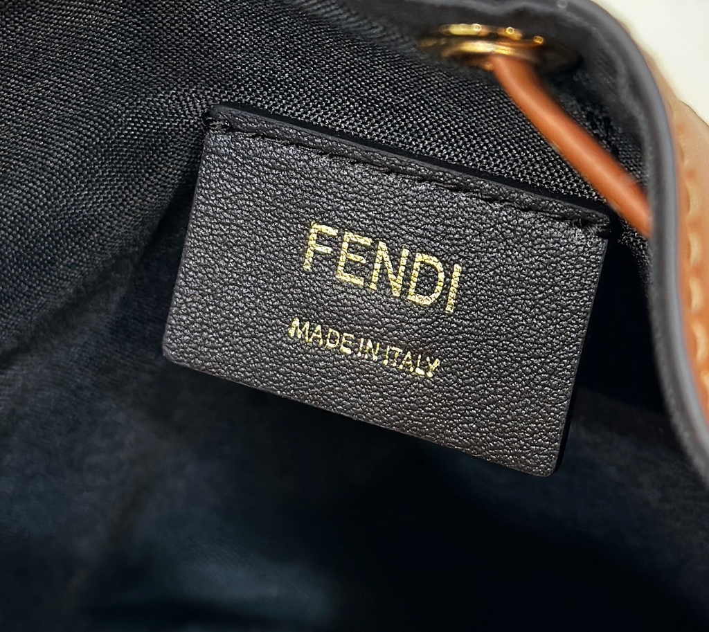 Fendi Bucket Bag Mon Tresor 8BS010 Brown Leather - Default Title - View 6