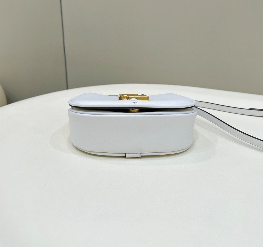Fendi C’mon Mini 8BS082 Shoulder white leather bag - Default Title - View 5