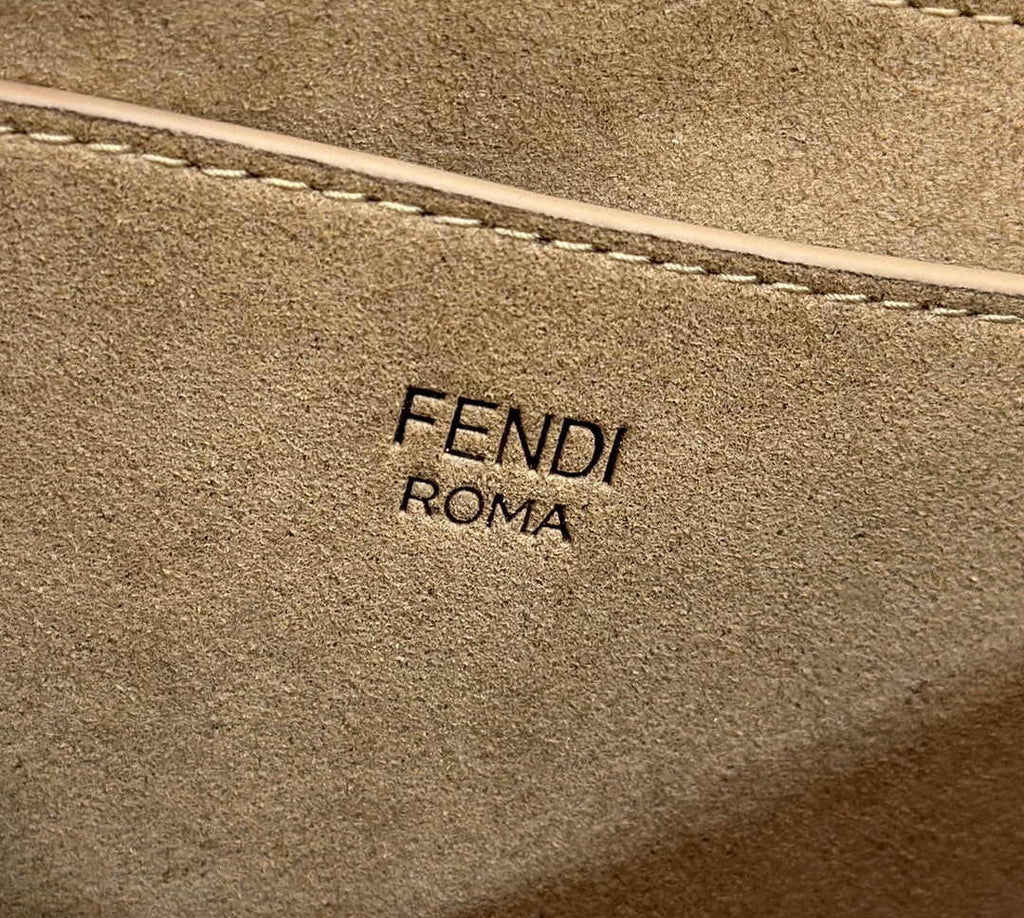 Fendi C’mon Mini 8BS082 Shoulder white leather bag - Default Title - View 9