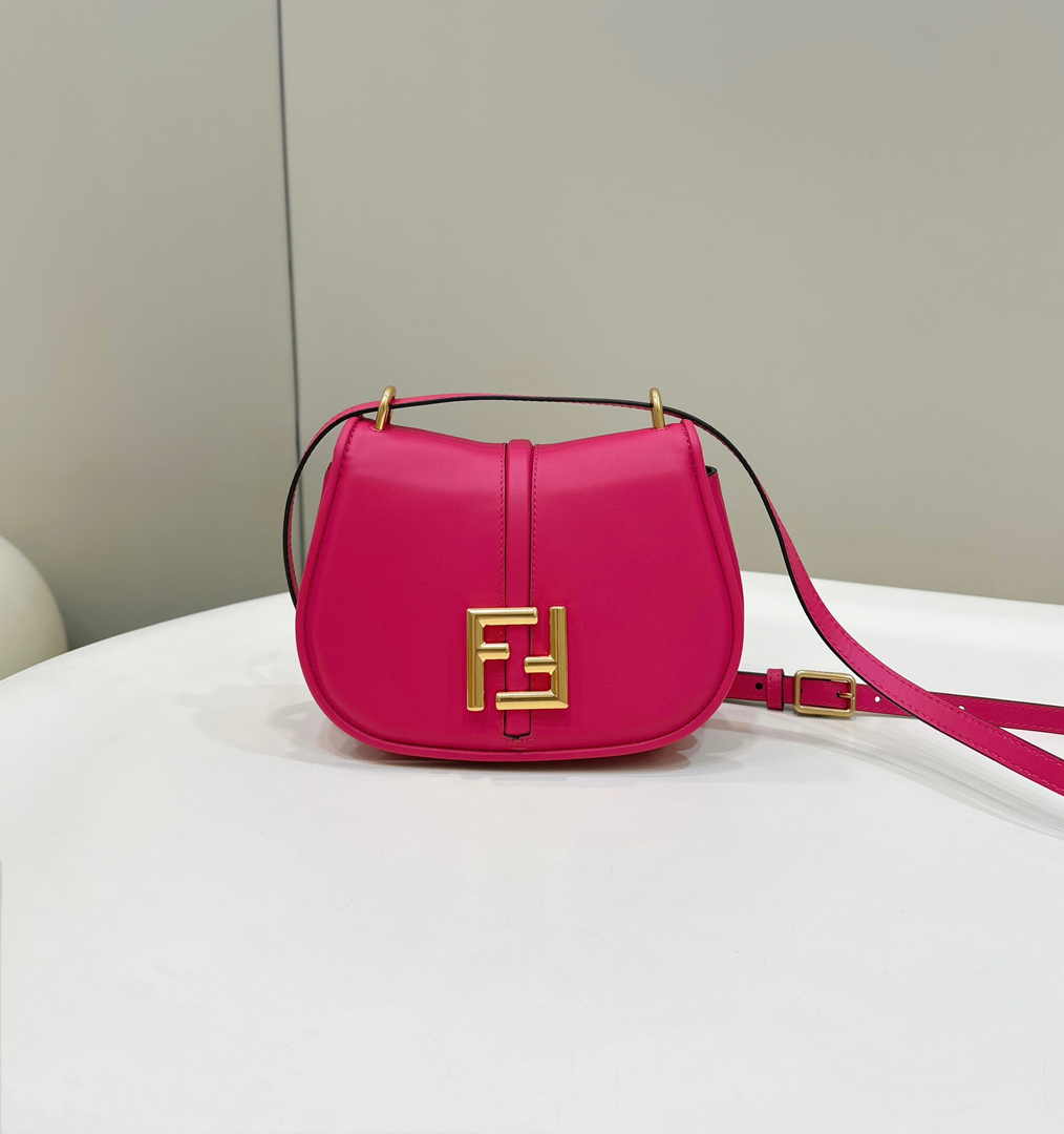 Fendi C’mon Mini 8BS082 Shoulder Fuchsia leather bag - Default Title - View 2