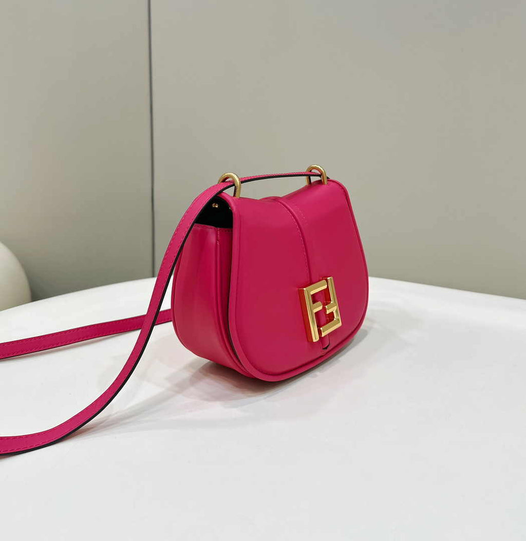 Fendi C’mon Mini 8BS082 Shoulder Fuchsia leather bag - Default Title - View 4