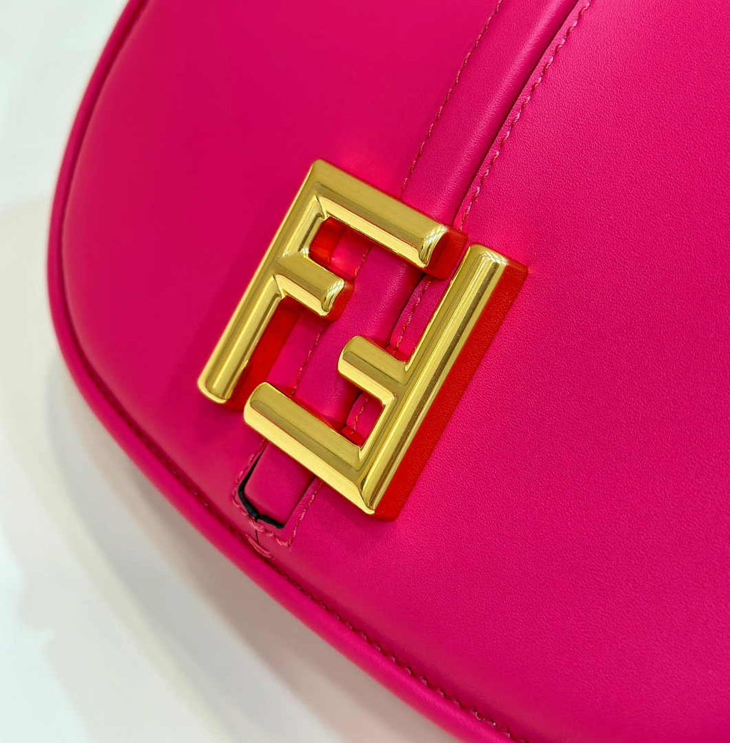 Fendi C’mon Mini 8BS082 Shoulder Fuchsia leather bag - Default Title - View 6