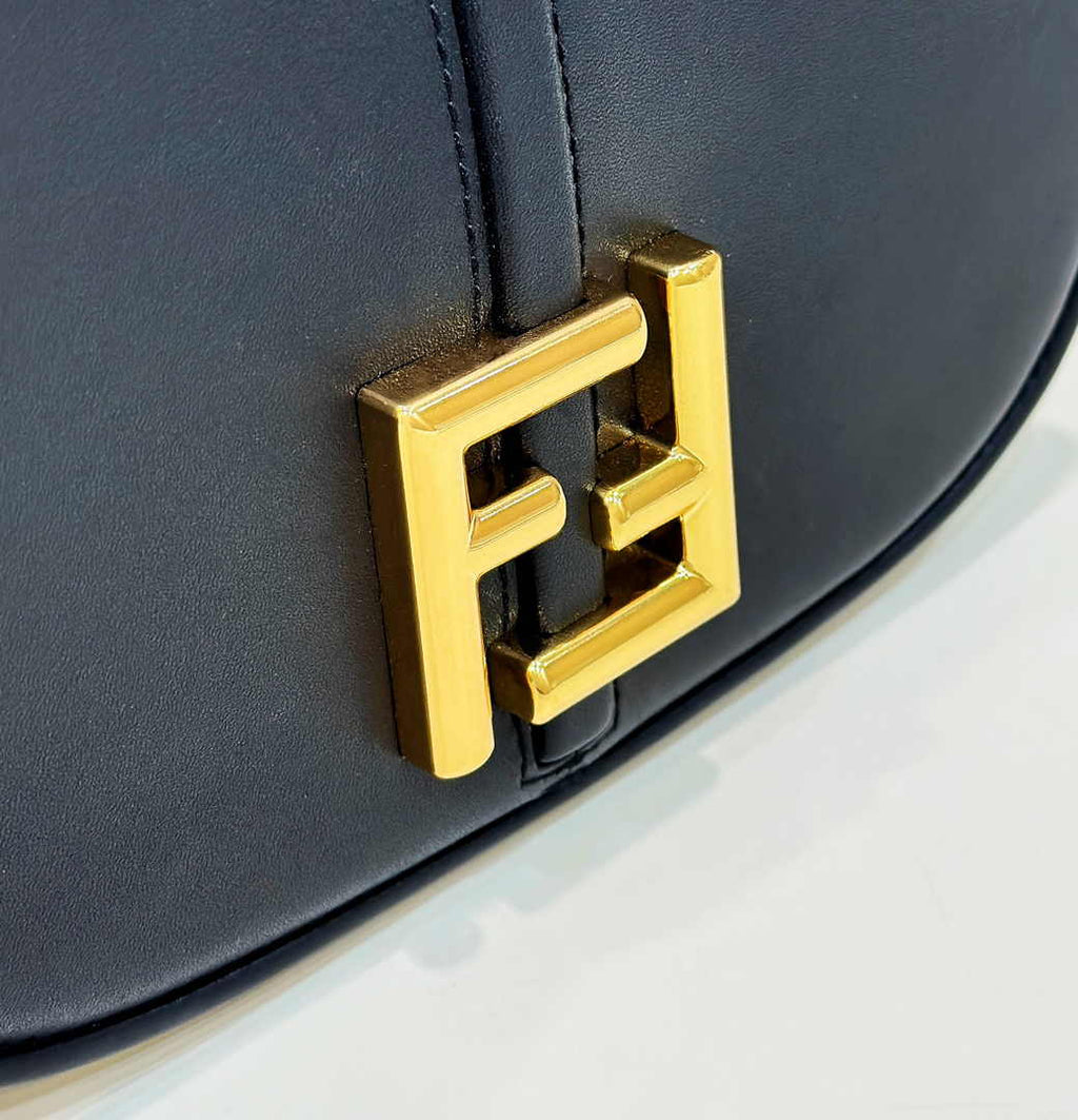 Fendi C’mon Mini 8BS082 Shoulder black leather bag - Default Title - View 6