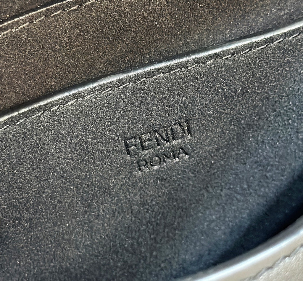 Fendi C’mon Mini 8BS082 Shoulder black leather bag - Default Title - View 9
