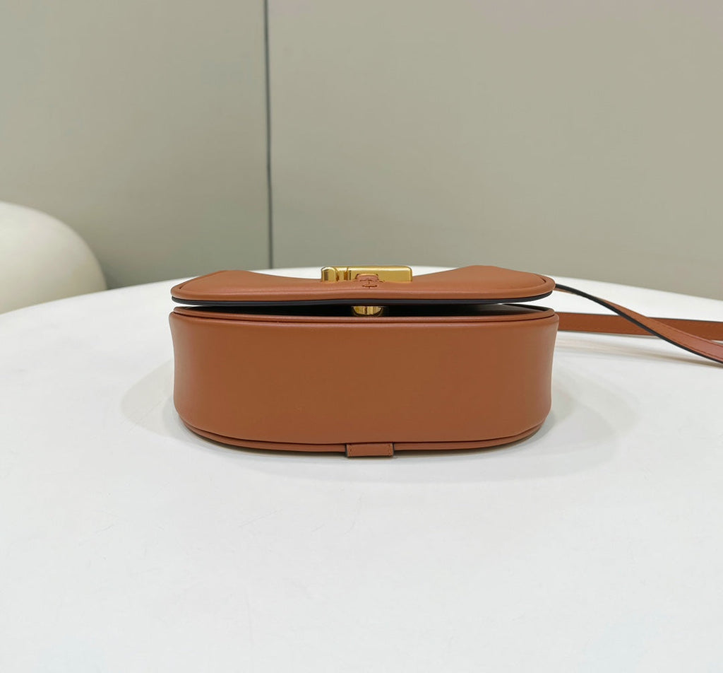Fendi C’mon Mini 8BS082 Shoulder Brown leather bag - Default Title - View 5
