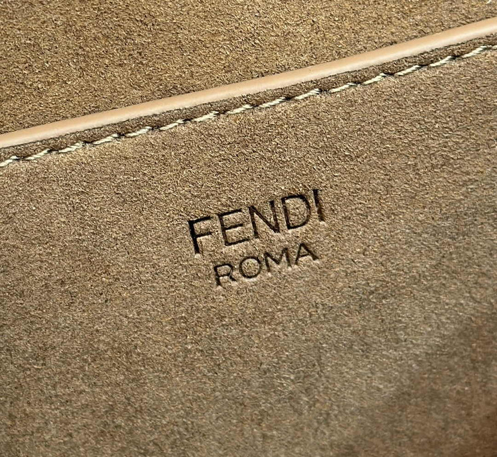 Fendi C’mon Mini 8BS082 Shoulder Brown leather bag - Default Title - View 10