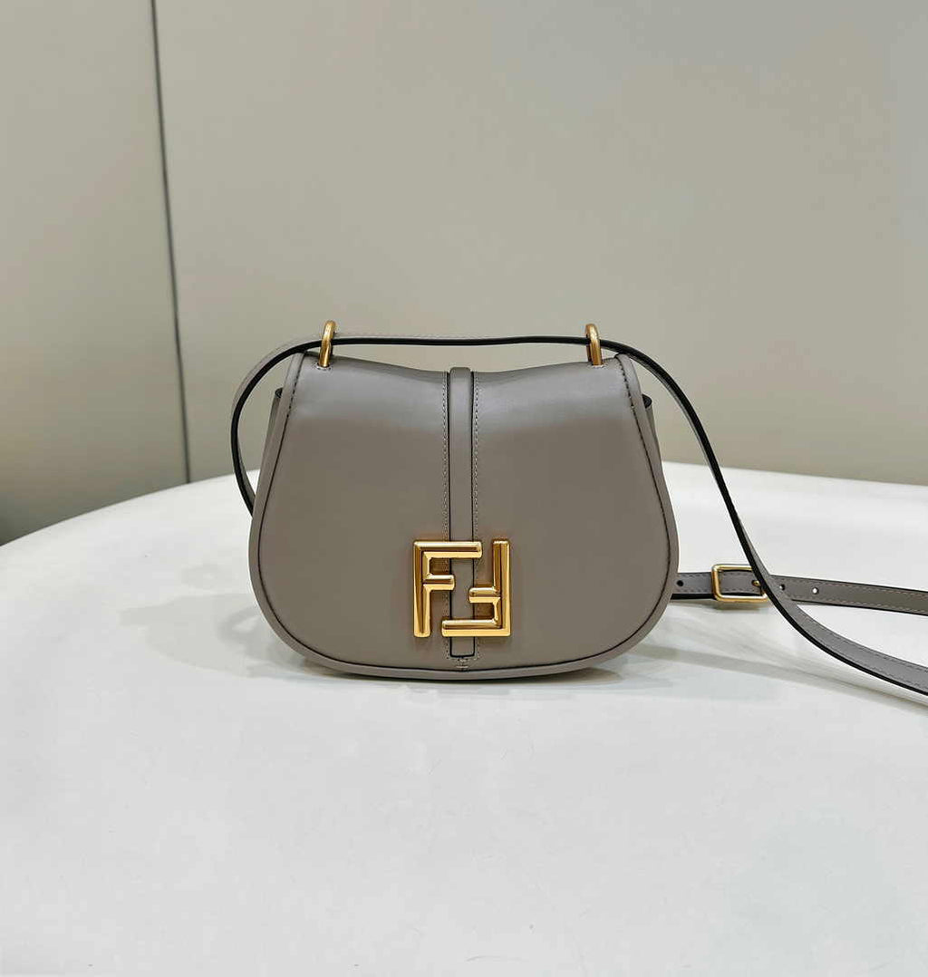 Fendi C’mon Mini 8BS082 Shoulder Gray leather bag - Default Title - View 2