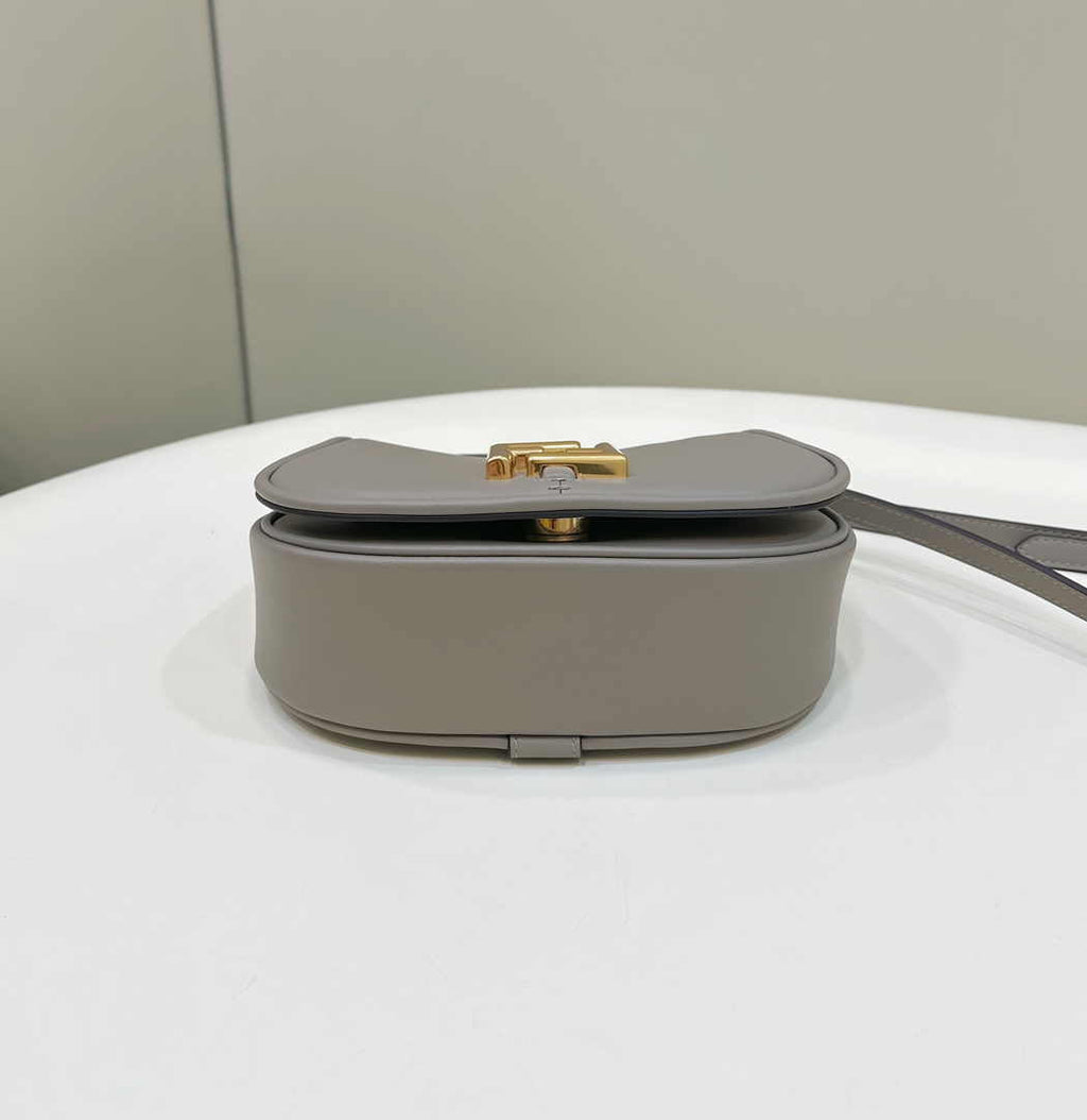 Fendi C’mon Mini 8BS082 Shoulder Gray leather bag - Default Title - View 5