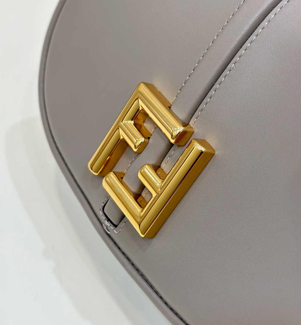 Fendi C’mon Mini 8BS082 Shoulder Gray leather bag - Default Title - View 6