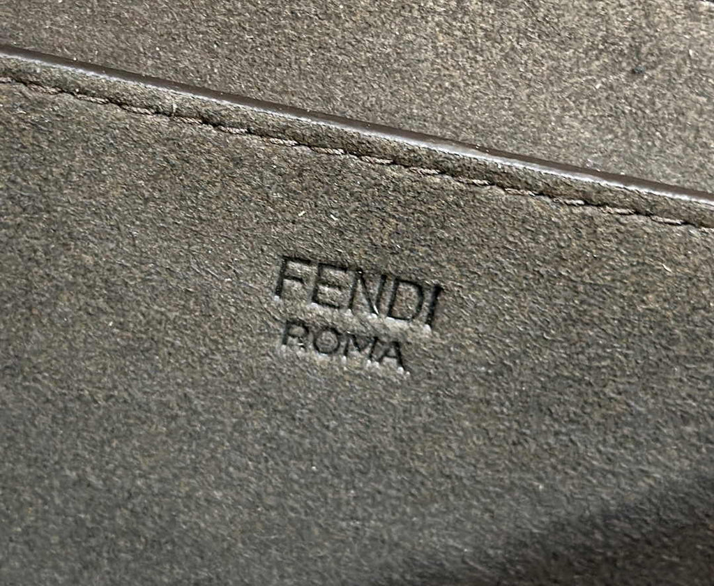 Fendi C’mon Mini 8BS082 Shoulder Brown FF jacquard fabric bag - Default Title - View 6