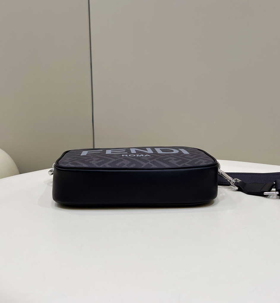 Fendi Camera Case Black FF fabric bag 7M0286 - Default Title - View 4