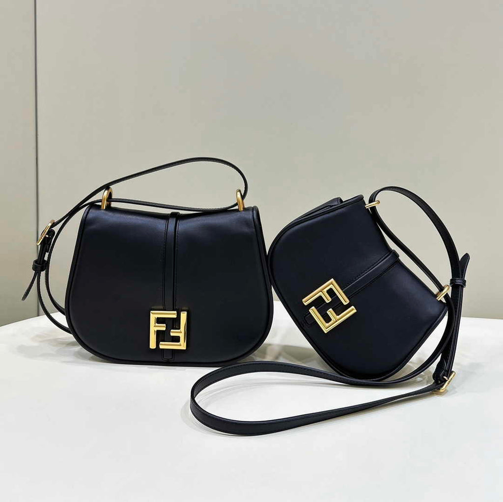 Fendi Cmon Medium 8BT366 Shoulder black smooth leather Bag - Default Title - View 2