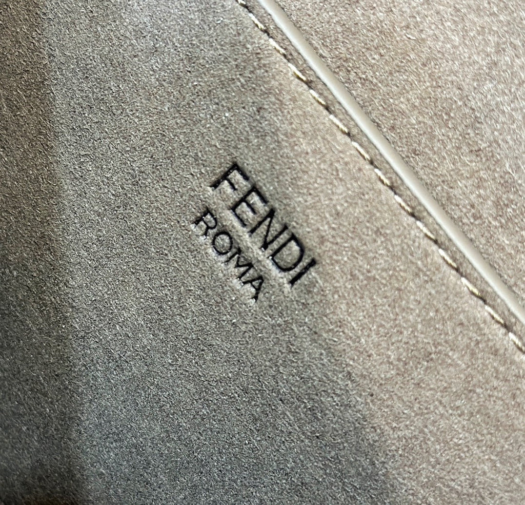 Fendi Cmon Medium 8BT366 Shoulder gray smooth leather Bag - Default Title - View 9