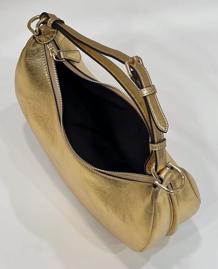 Fendi Fendigraphy Small Gold leather bag 8BR798 - Default Title - View 7