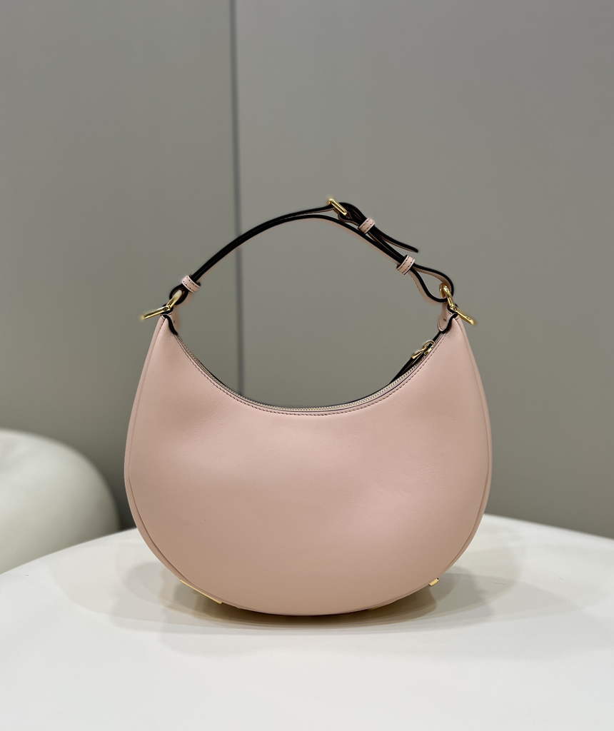 Fendi Fendigraphy Small pink leather bag 8BR798 - Default Title - View 1