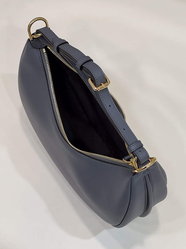 Fendi Fendigraphy Small Dark Gray leather bag 8BR798 - Default Title - View 9