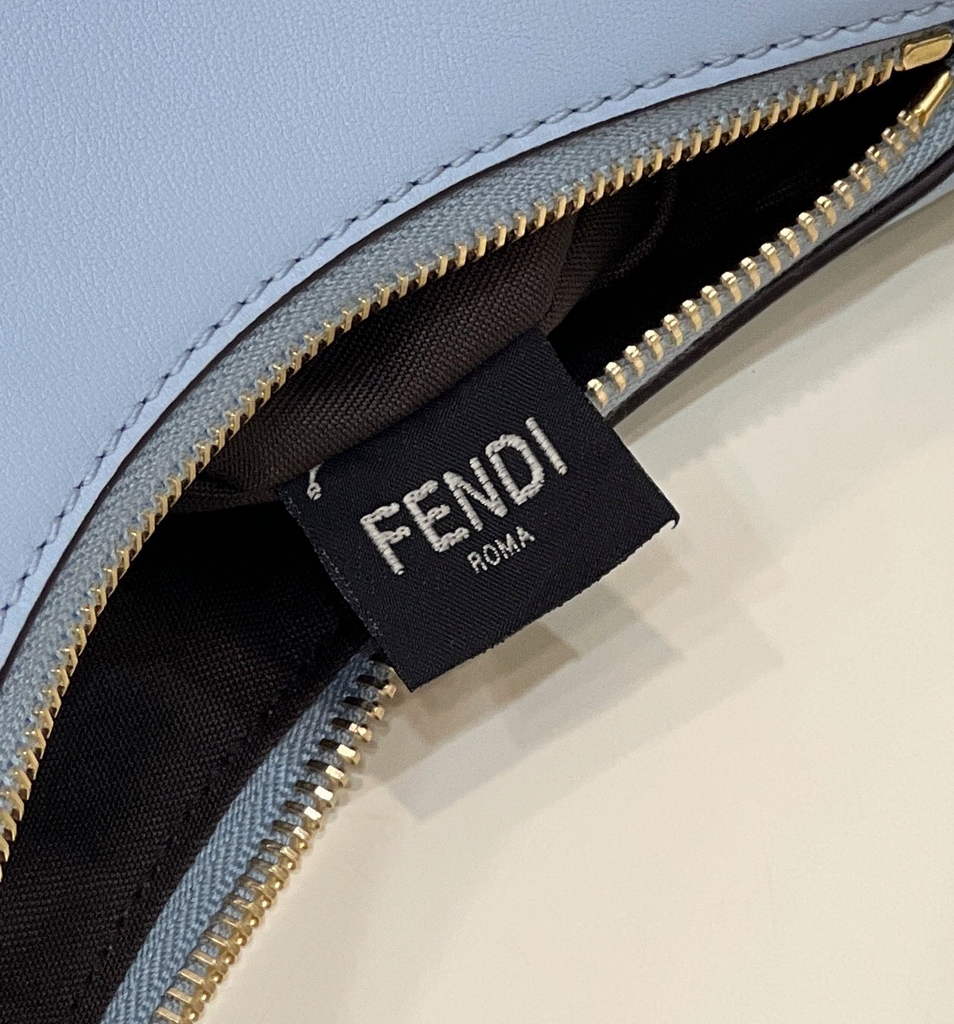 Fendi Fendigraphy Small Blue leather bag 8BR798 - Default Title - View 8