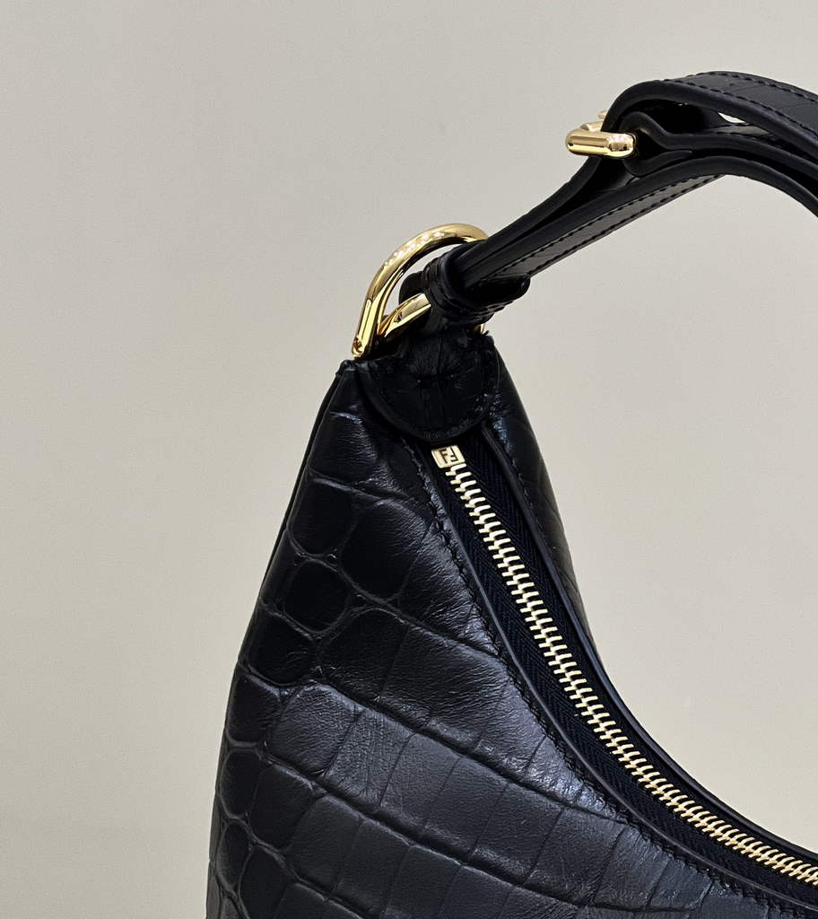 Fendi Fendigraphy Small crocodile snake leather bag 8BR798 - Default Title - View 4