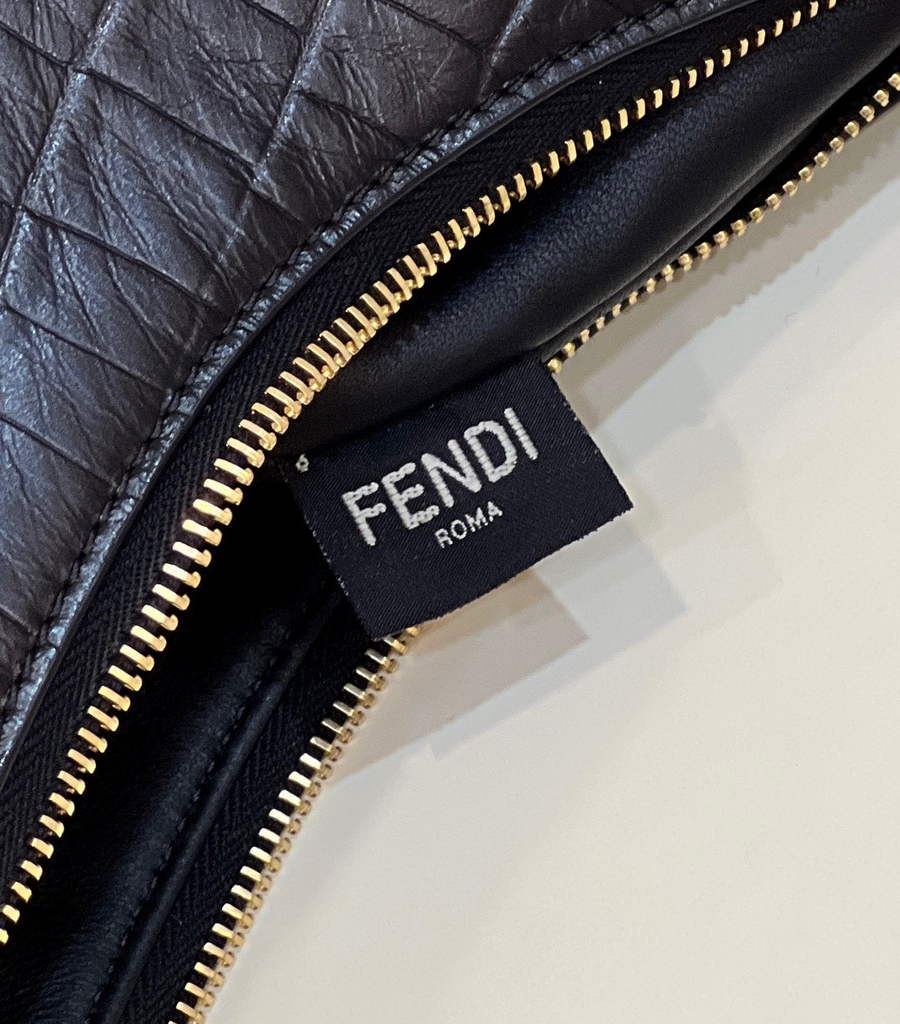 Fendi Fendigraphy Small crocodile snake leather bag 8BR798 - Default Title - View 7