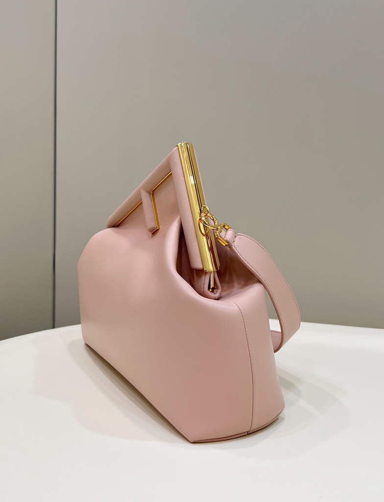 Fendi First Medium 8BP127 Pink leather bag - Default Title - View 3