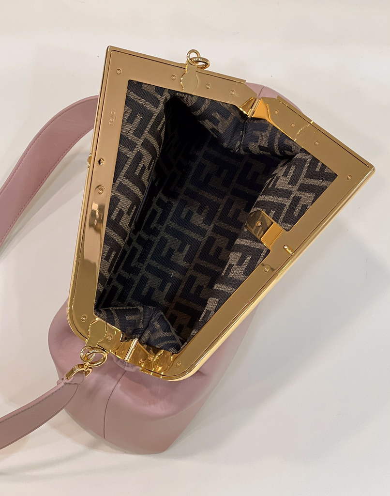 Fendi First Medium 8BP127 Pink leather bag - Default Title - View 9