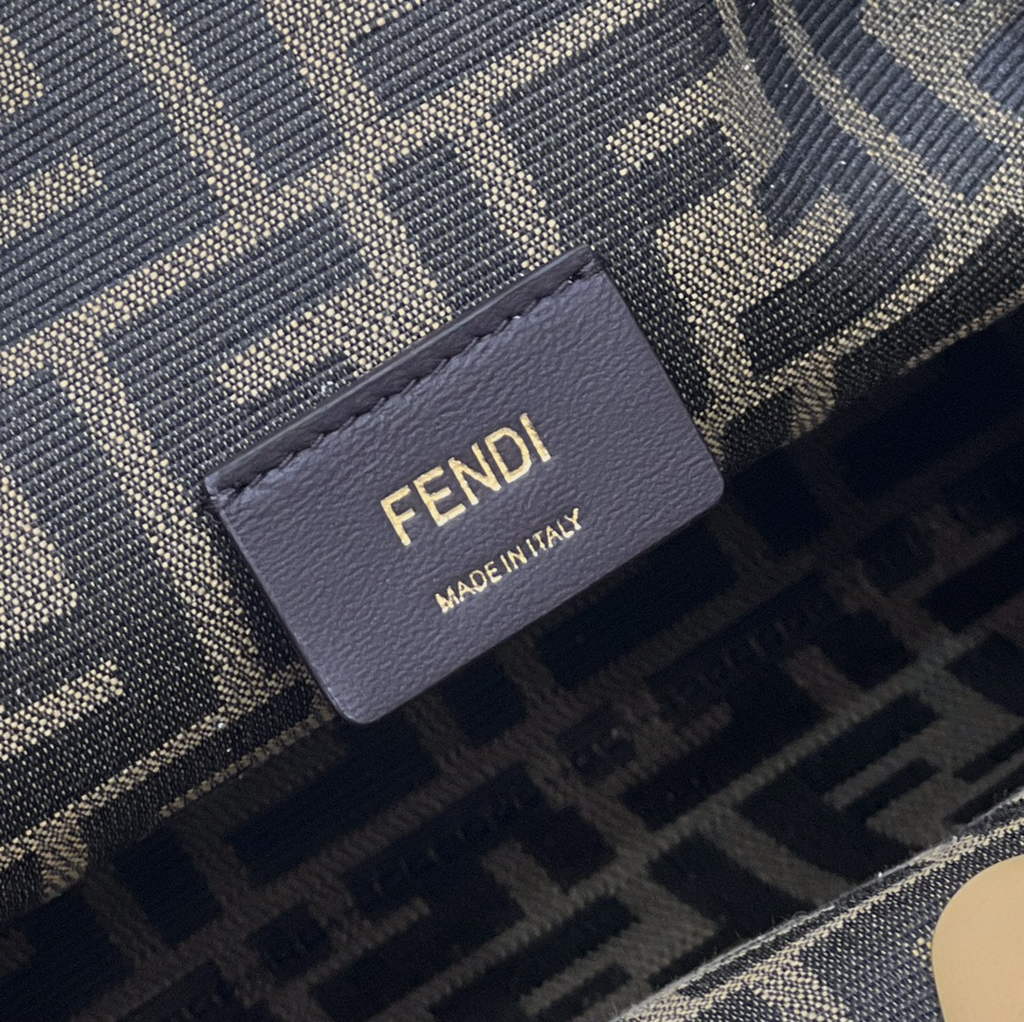Fendi First Medium 8BP127 Coffee python leather bag - Default Title - View 7
