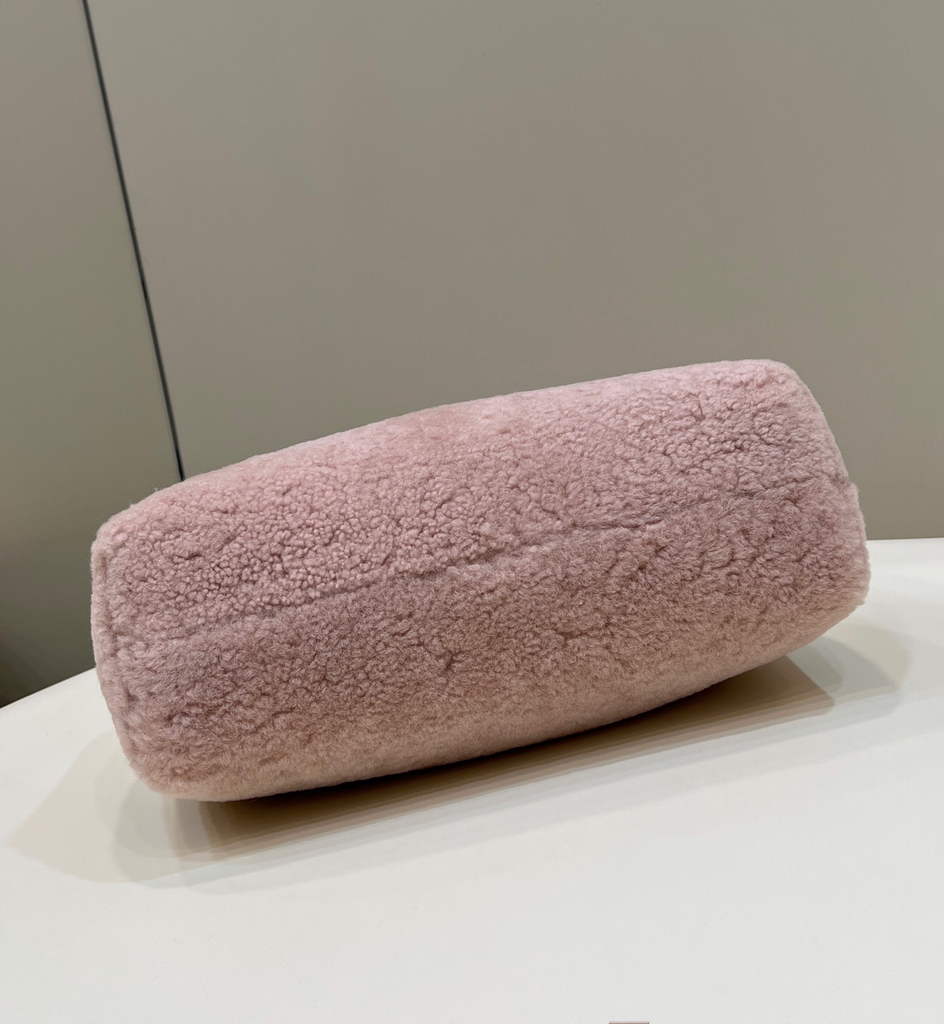 Fendi First Medium 8BP127 Pink sheepskin bag - Default Title - View 4
