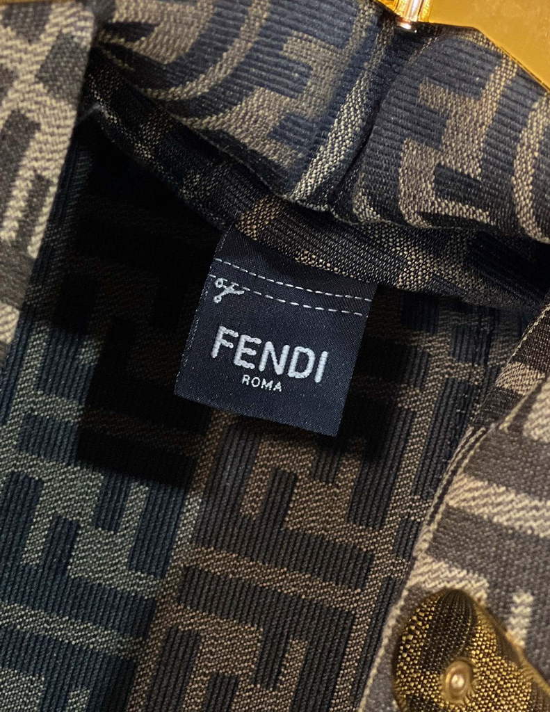 Fendi First Medium 8BP127 Red Suede bag - Default Title - View 8