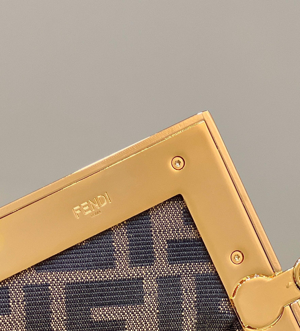 Fendi First Small 8BP129 Black sheepskin bag - Default Title - View 6