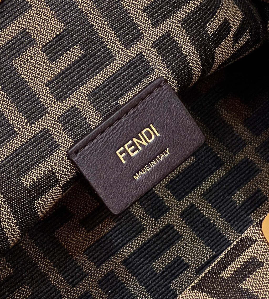Fendi First Small 8BP129 Black sheepskin bag - Default Title - View 7