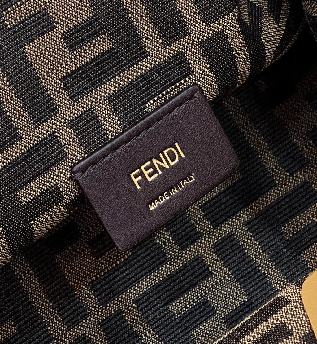 Fendi First Small 8BP129 Brown sheepskin bag - Default Title - View 6