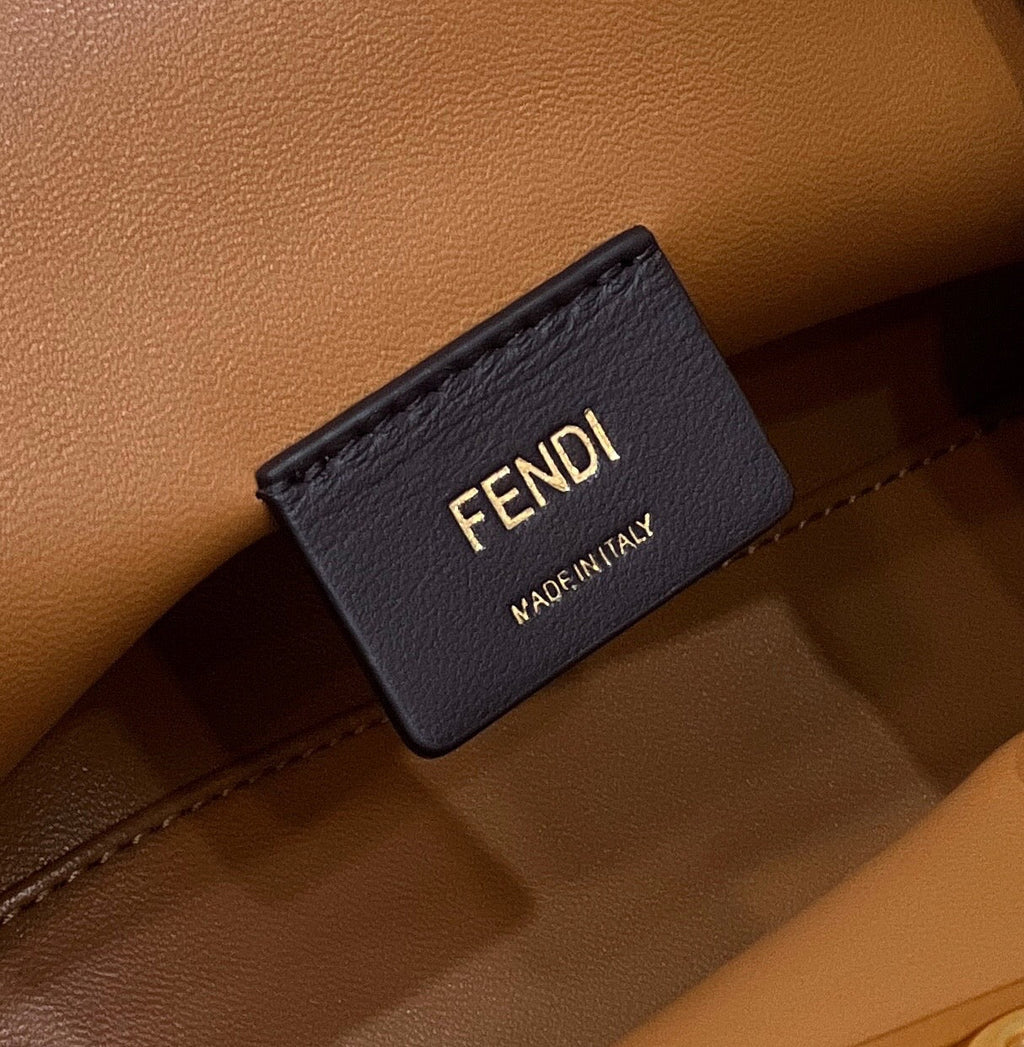 Fendi First Small 8BP129 Brown fox fur bag - Default Title - View 6