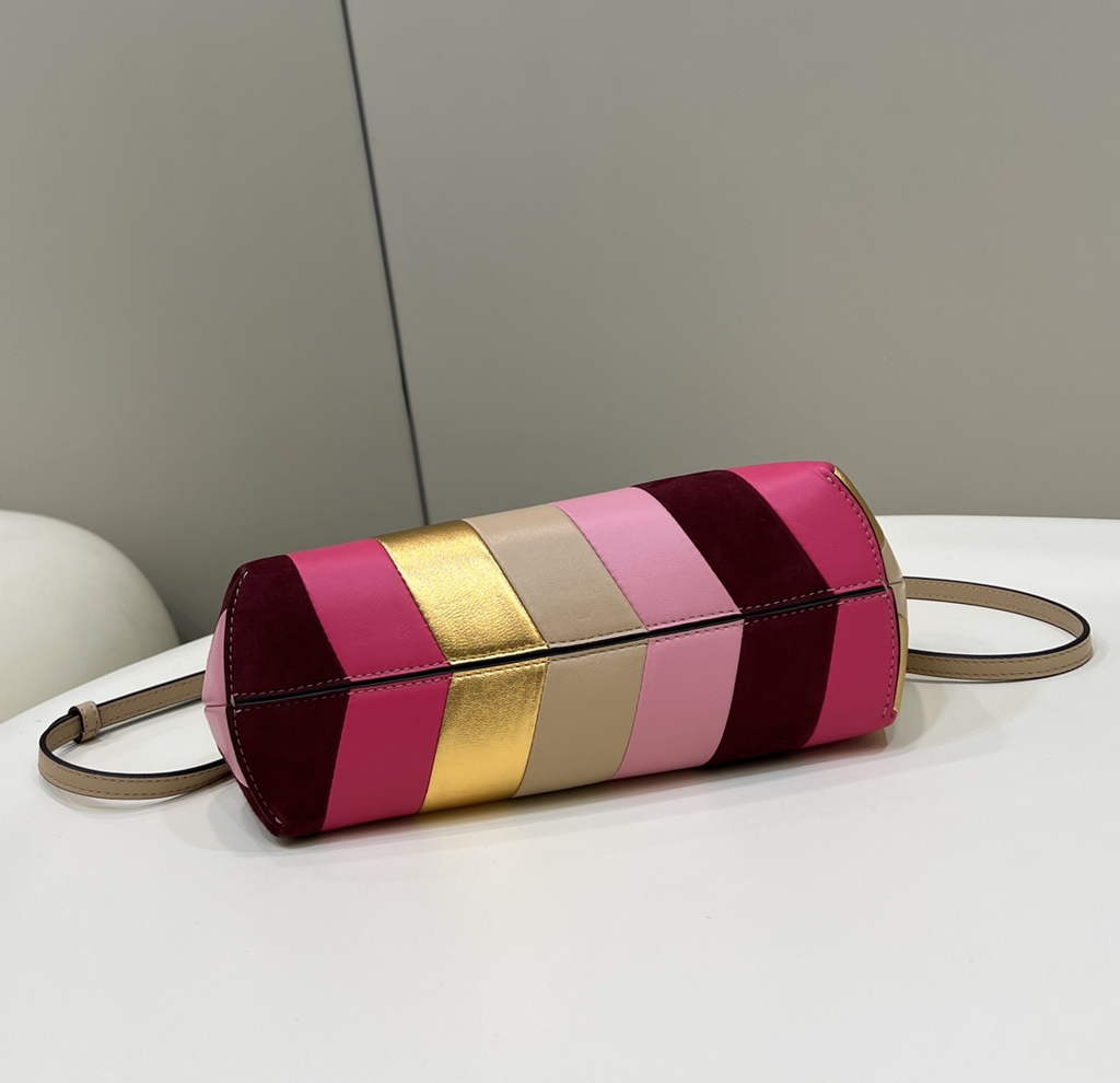 Fendi First Small 8BP129 Gold leather bag Multicolor - Default Title - View 4